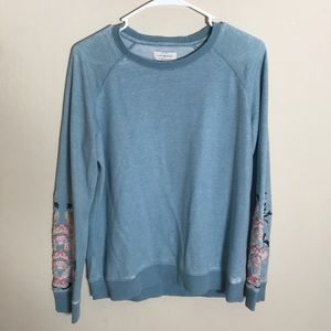 Lucky brand embroidered top
